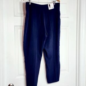 Stella Parker Cropped Pant with Pockets Women's XLarge Navy Blue New